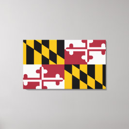 Maryland Flag Leinwanddruck