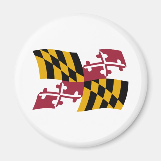 Maryland Flag Magnet (Vorne)