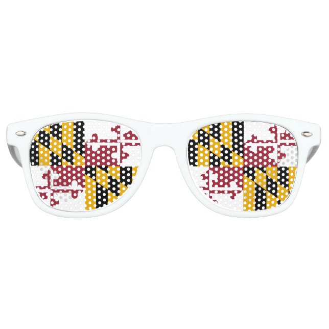 Maryland Flag Partybrille (Vorderseite)
