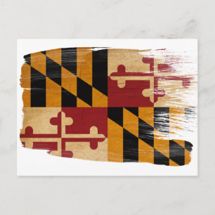 Maryland Flag Postkarten