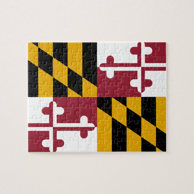 Maryland Flag Puzzle (Horizontal)