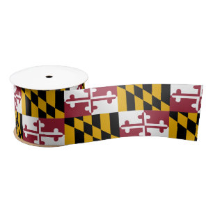 Maryland Flag Satinband