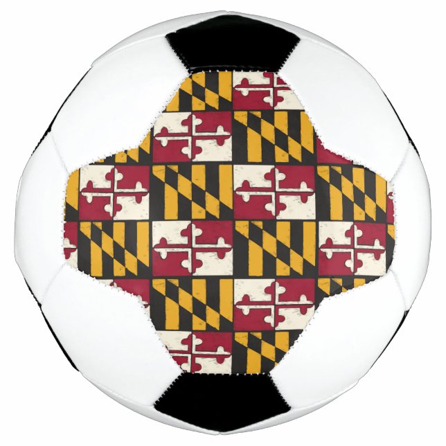 Maryland Flag Soccer Ball Unique (Vorderseite)