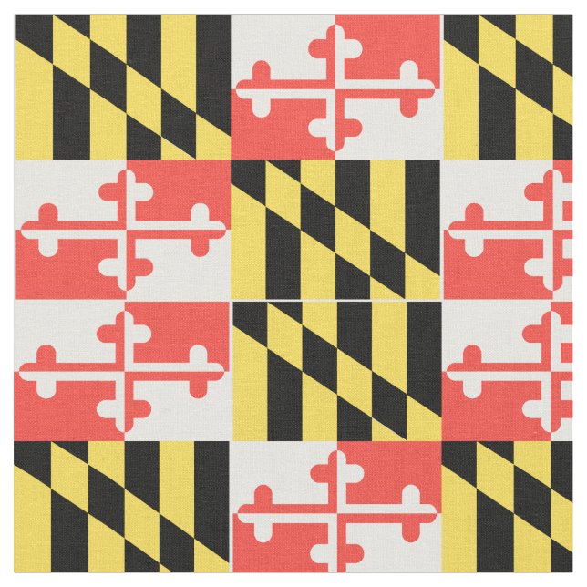 MARYLAND-Flag - Stoff (Nahaufnahme)