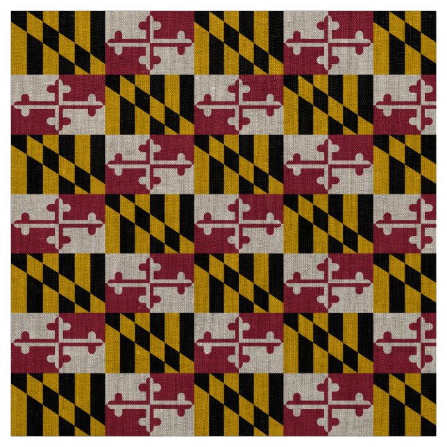 Maryland Flag Stoff (Muster)