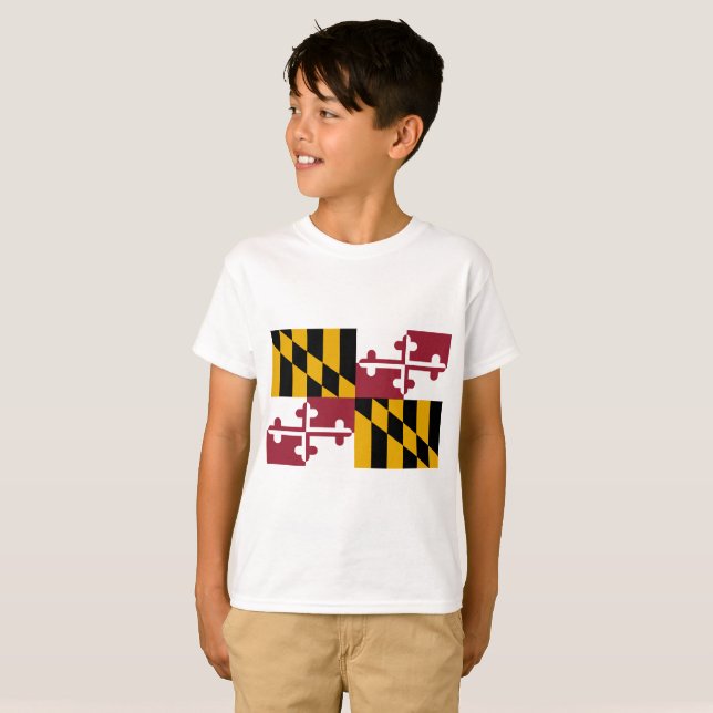 Maryland Flag T-Shirt (Vorne ganz)