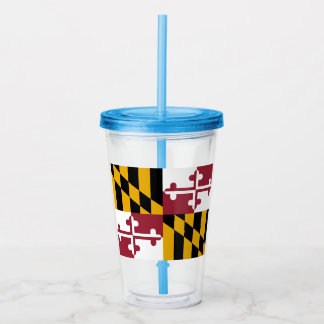 Maryland-Flagge Acryltrinkbecher
