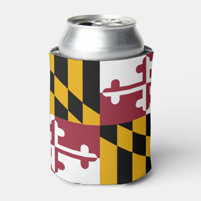 Maryland-Flagge, amerikanische Staatsflagge Dosenkühler (Kanne Vorderseite)