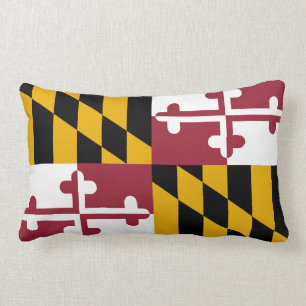 Maryland flagge, amerikanische Staatsflagge Throw  Lendenkissen