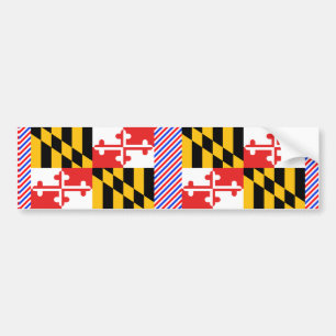 Maryland-Flagge Autoaufkleber