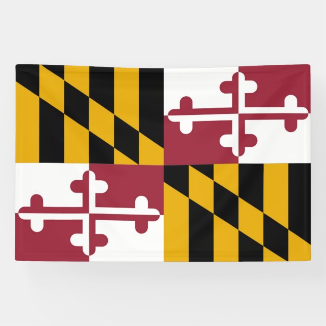 Maryland-Flagge Banner (Horizontal)