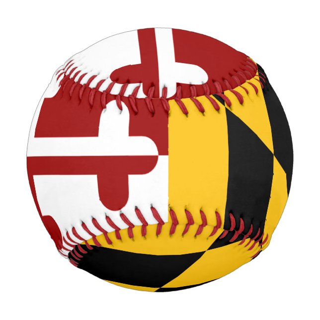 Maryland-Flagge Baseball (Rückseite)