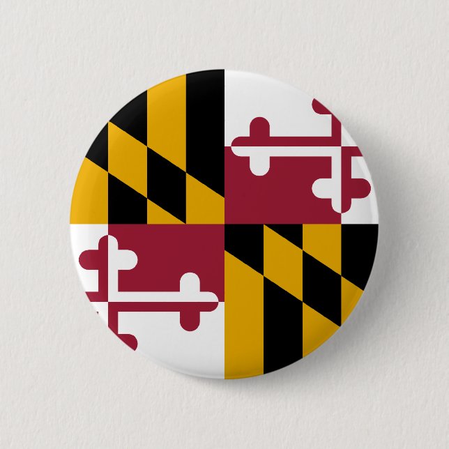 Maryland-Flagge Button (Vorderseite)