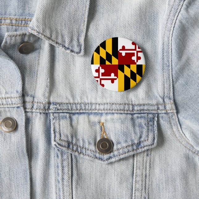 Maryland-Flagge Button (Beispiel)