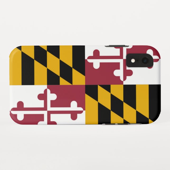 Maryland-Flagge Case-Mate iPhone Hülle (Rückseite (Horizontal))