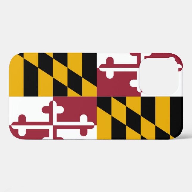 Maryland-Flagge Case-Mate iPhone Hülle (Rückseite (Horizontal))