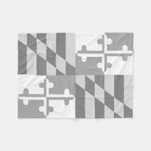 Maryland-Flagge einfarbiges blanket-*CUSTOMIZABLE* Fleecedecke