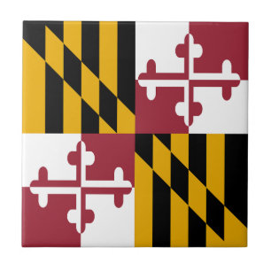 Maryland-Flagge Fliese