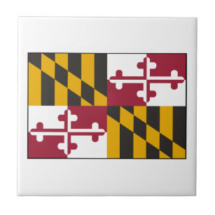 Maryland-Flagge Fliese