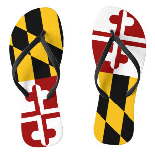 Maryland-Flagge Flip Flops