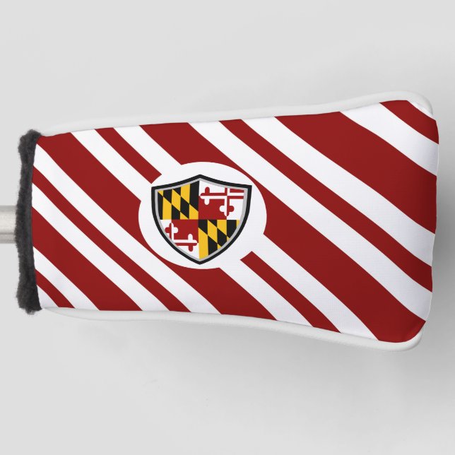 Maryland-Flagge Golf Headcover (Vorderseite)