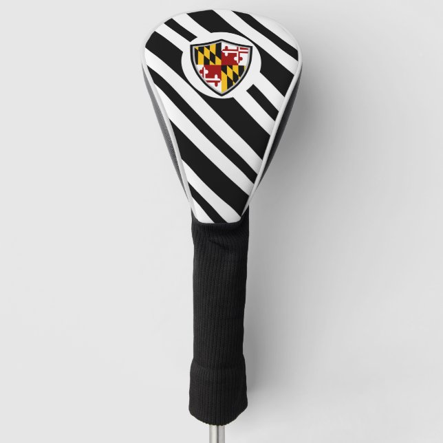 Maryland-Flagge Golf Headcover (Vorderseite)