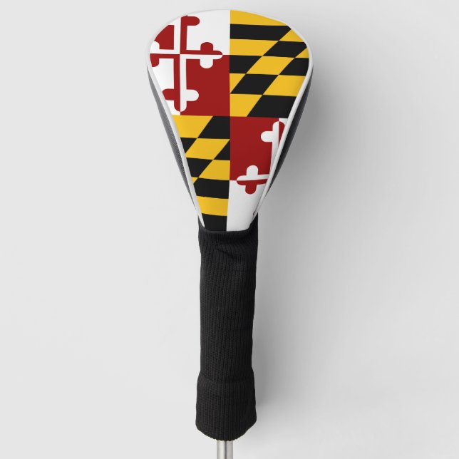 Maryland-Flagge Golf Headcover (Vorderseite)