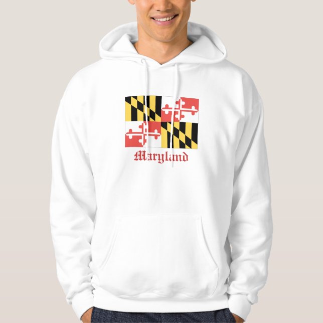 Maryland-Flagge Hoodie (Vorderseite)