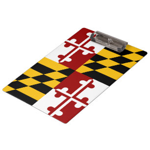 Maryland-Flagge Klemmbrett