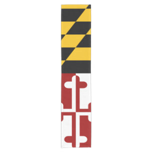 Maryland-Flagge Kurzer Tischläufer