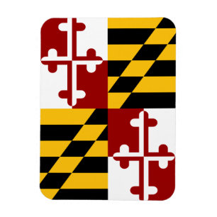 Maryland-Flagge Magnet