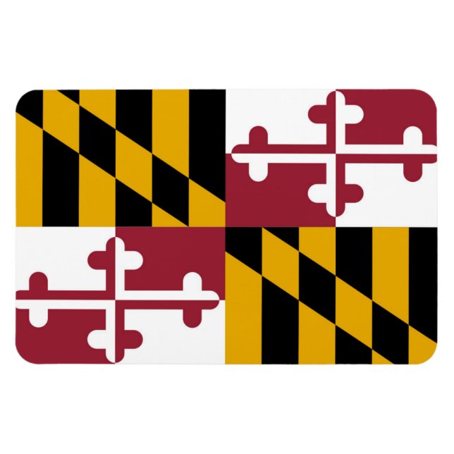 Maryland-Flagge Magnet (Horizontal)