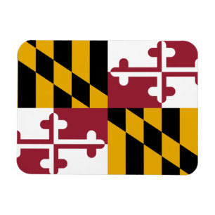 Maryland-Flagge Magnet