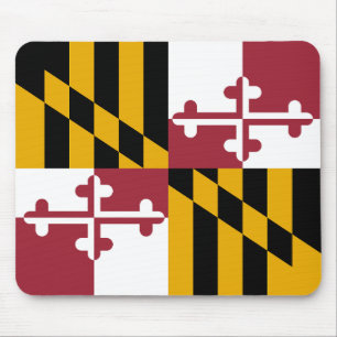 Maryland-Flagge Mousepad