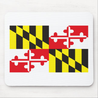 Maryland-Flagge Mousepad