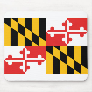 Maryland-Flagge Mousepad