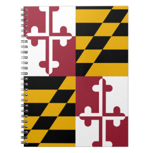 Maryland-Flagge Notizblock