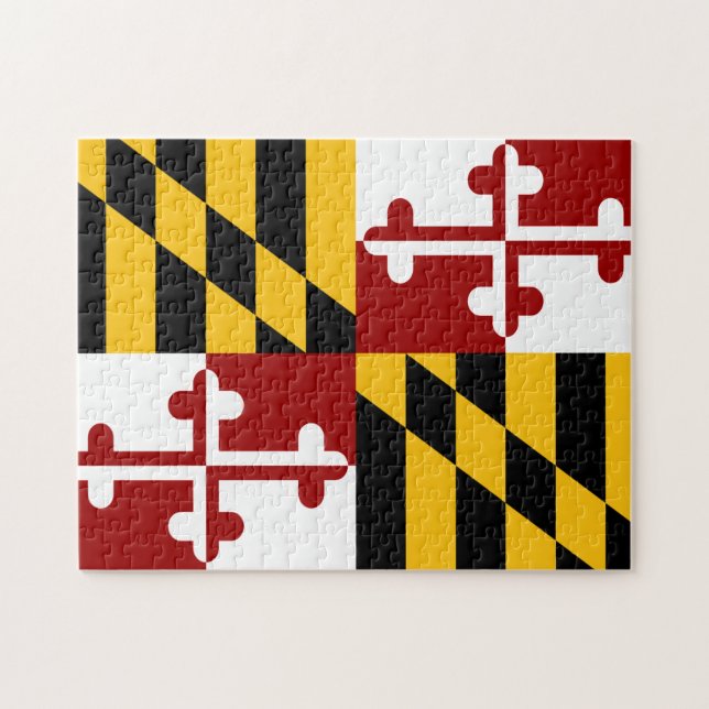 Maryland-Flagge Puzzle (Horizontal)