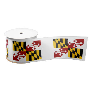 Maryland-Flagge Satinband