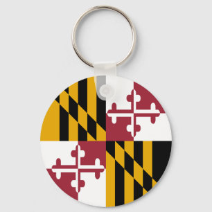 Maryland-Flagge Schlüsselanhänger
