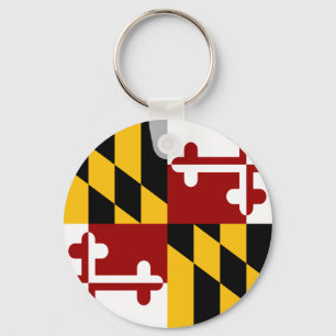 Maryland-Flagge Schlüsselanhänger