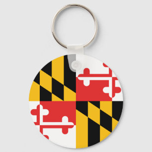 Maryland-Flagge Schlüsselanhänger
