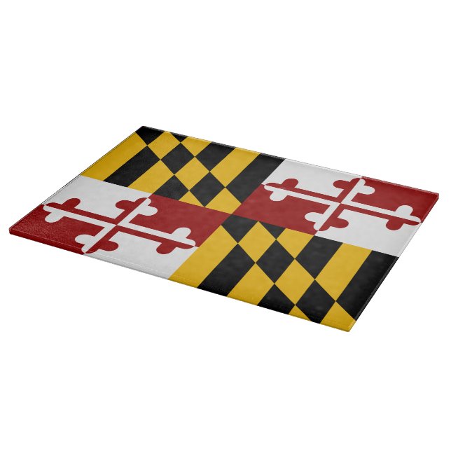Maryland-Flagge Schneidebrett (Ecke)