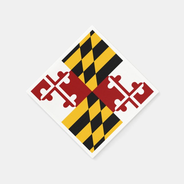 Maryland-Flagge Serviette (Ecke)