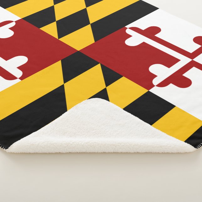 Maryland-Flagge Sherpadecke (3/4)