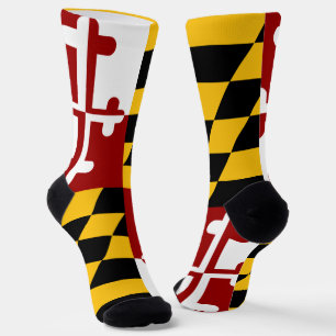 Maryland-Flagge Socken