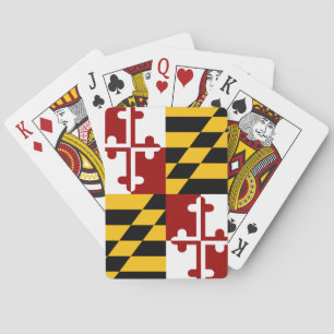 Maryland-Flagge Spielkarten