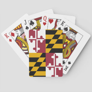 Maryland-Flagge Spielkarten