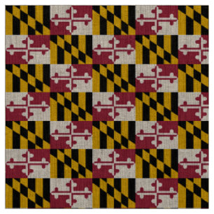 Maryland-Flagge Stoff