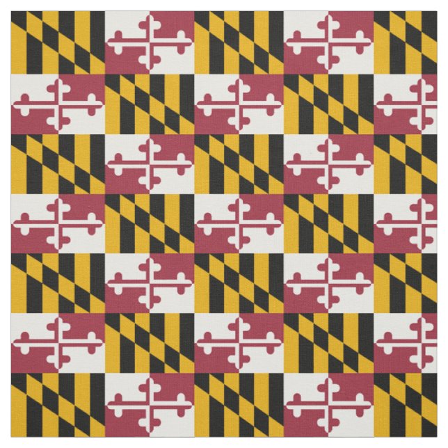Maryland-Flagge Stoff (Muster)